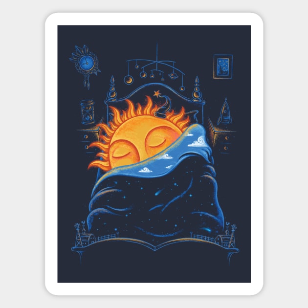 Goodnight Sun Magnet by Made With Awesome